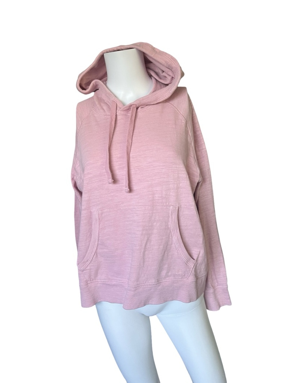 Faherty Sunwashed Organic Cotton Hoodie Pink Pullover Casual Womens Size Medium
